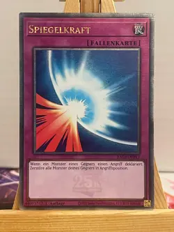 Spiegelkraft RA03-DE093 Quarter Century Secret Rare Deutsch NM YUGIOH - Image 1