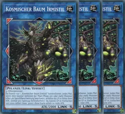 yugioh 3x Kosmischer Baum Irmistil INFO-DE051 COMMON 1AUFLAGE DEUTSCH - Image 1