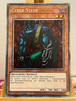 Cyber-Stein RA03-DE146 Platinum Secret Rare Deutsch NM YUGIOH - Image 1