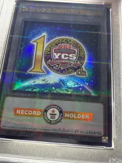 Yugioh YCSJ The 10th CHAMPIONSHIP SERIES JAPAN GUINNESS Record Holder PSA 10 GM - Image 4