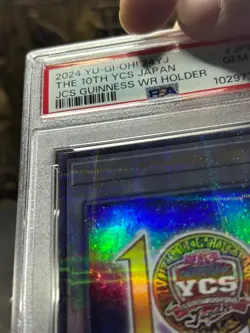 Yugioh YCSJ The 10th CHAMPIONSHIP SERIES JAPAN GUINNESS Record Holder PSA 10 GM - Image 5