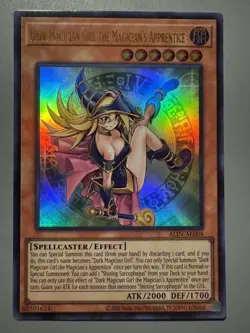 YUGIOH DARK MAGICIAN GIRL THE MAGICIAN'S APPRENTICE ASIA ENGLISH ALIN ULTRA RARE - Image 1