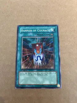 BANNER OF COURAGE [VINTAGE MAGIC CARD] 1ST EDITION PGD-089 - Yugioh NM - Image 1