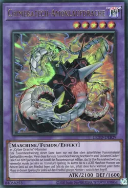 yugioh 1x Chimeratech-Amoklaufdrache LEDD-DEB29 ULTRA RARE 2AUFLAGE DEUTSCH - Image 1