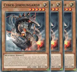 yugioh 3x Cyber-Jormungardr ALIN-DE026 Common 1Auflage Deutsch - Image 1