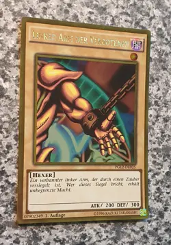 Yugioh PGL2-DE025 Left Arm of the Forbidden One Gold Rare 1st Edition MINT 2015 - Image 2