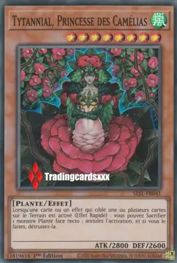 ?Yu-Gi-Oh!? Tytannial, Princesse des Camelias : SESL-FR041 - Image 1