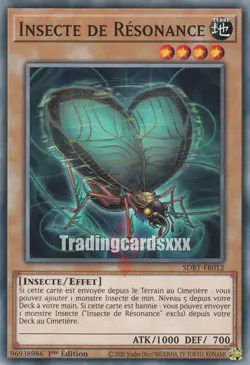 Yu-Gi-Oh! Insecte de Resonance : C SDBT-FR012 - Image 1