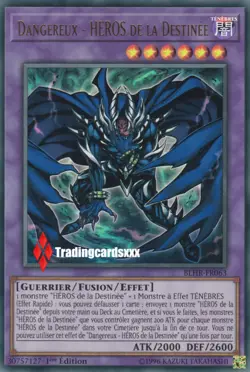 ?Yu-Gi-Oh!? Dangereux - HEROS de la Destinee (HERO) : BLHR-FR063 -VF/Ultra Rare- - Image 1