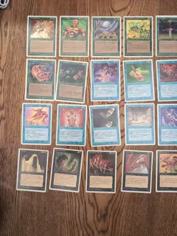 Magic The Gathering Chronicles Legends 32 Green Blue Black Cards M/NM - Image 2