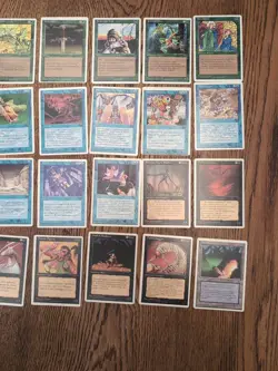 Magic The Gathering Chronicles Legends 32 Green Blue Black Cards M/NM - Image 3