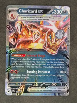Charizard ex - 196 Pokemon TCG Promo SV: Scarlet & Violet Promo Cards Near Mint - Image 3