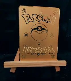 🔥🔥Pokemon Pikachu V Gold Metal Collectable Card🔥🔥 - Image 2
