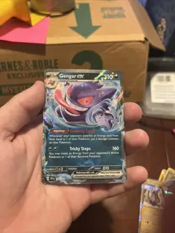 Gengar EX 104/162 Full Art Temporal Forces Pokemon Card NM - Image 1