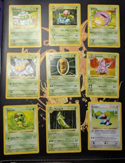 Pokemon Base Set Shadowless Card Lot of 12 - Image 3