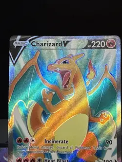 Pokemon Card Charizard V 153/172 Brilliant Stars Full Art Ultra Rare Near Mint - Image 2