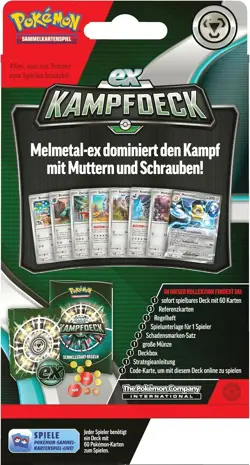 Pokemon Trading Card Game Ex Battle Deck Melmetal ex - Image 3