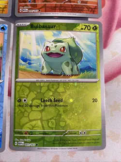 COSTCO Pokemon 151 Cosmo Holo Promo set Pikachu Squirtle Charmander Bulbasaur - Image 2