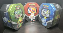 Pokemon TCG Sun & Moon XY Sword & Shield Galar Partners Tin Set (3x) New, Sealed - Image 1