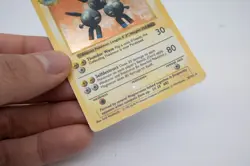 1999 POKEMON SET SHADOWLESS #9/102 MAGNETON HOLO RARE WOTC MP - Image 5