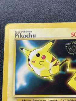 Pokemon Pikachu Black Star Promo #4 The First Movie HP / DMG - Image 2