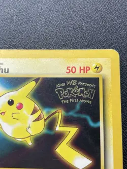 Pokemon Pikachu Black Star Promo #4 The First Movie HP / DMG - Image 3