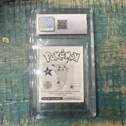 Pokemon Merlin Series 1 #172 Primeape Sticker (1998) CGC 8 - Image 2