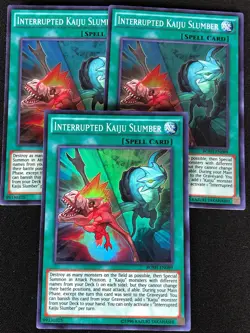 YUGIOH INTERUPPTED KAIJU SLUMBER BOSH-EN089 SUPER X3 (NM) - Image 1