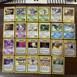 1st Edition Pokemon Gym Challenge Lot of 23 Cards Rare-Common, NM! - Image 1