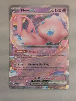 Mew ex #151/165, Scarlet & Violet 151 Pokemon Card, NM, Ships Fast - Image 1