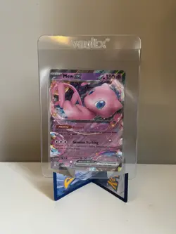 Pokemon Mew EX TCG Scarlet & Violet Holo Double Rare Card 151/165 - Image 1