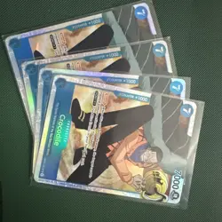 One Piece Card Game OP01-067 Crocodile SR Romance Dawn Playset X4! - Image 1