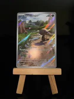 Paldean Wooper 102/94 Phantasmal Flames Holo Illustration Rare Pokemon TCG Card - Image 4