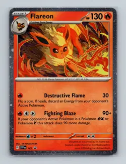 Flareon - (Cosmos Holo) Promo SV: Scarlet & Violet Promo Cards 167 NM - Image 1