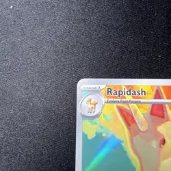 Pokemon TCG Destined Rivals Rapidash Illustration Rare Card #189/182 Near Mint - Image 4