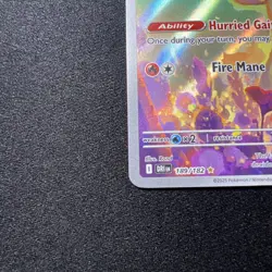Pokemon TCG Destined Rivals Rapidash Illustration Rare Card #189/182 Near Mint - Image 5