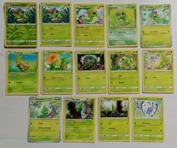 Pokemon Cards Bundle Kanto 151 Collection Caterpie Metapod Butterfree Collection - Image 1