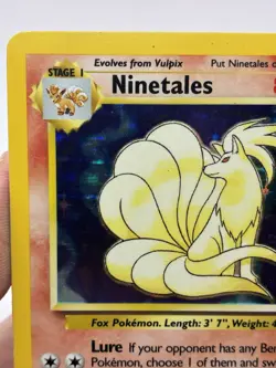 Ninetales 12/102 Holo Rare Unlimited Base Set 1999 Wizards Pokemon Card TCG WOTC - Image 4