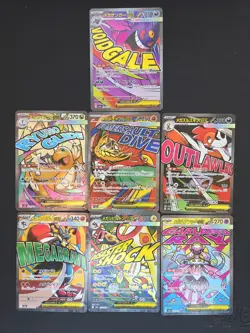 Pokemon TCG Mega Dream EX Card Bundle 7 x Mega Attack cards - Image 1