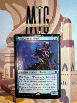 Zellix Sanity Flayer ? FOIL ? MTG NM Commander Legends Battle for Baulders Gate - Image 1