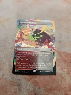 Spectator Seating Borderless Foil Commander Masters MTG NM - Image 1