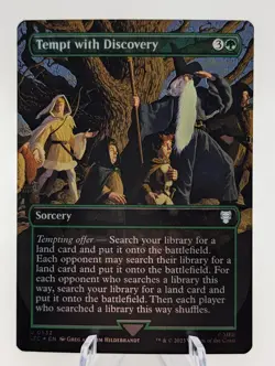 Magic the Gathering | Tempt with Discovery Borderless | NM - Image 1