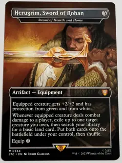 Mtg Sword Of Hearth And Home- Herugrim, Sword Of Rohan NM - Image 1