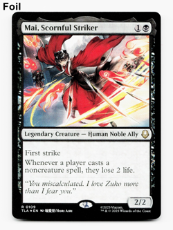 Mai, Scornful Striker (FOIL) - [Avatar: The Last Airbender] MTG Magic ?? - Image 1