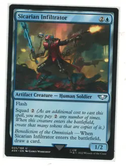 MTG Sicarian Infiltrator Universe Beyond Warhammer 40K Magic The Gathering TCG - Image 1