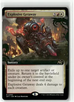Explosive Getaway Extended Art - Aetherdrift MTG NM - Image 1
