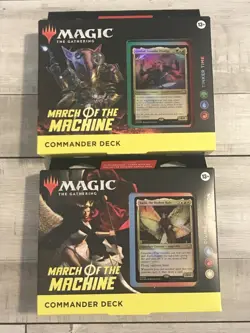 MTG March of the Machine: Divine Convocation + Tinker Time Commander Deck Bundle - Image 1