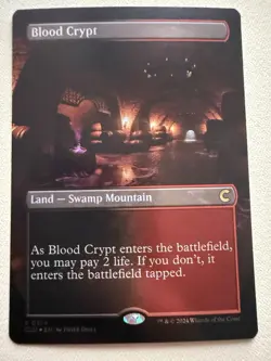 Blood Crypt FOIL - Shockland Dual Land Rakdos Fixing (CLU) MTG NM - Image 1