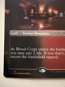 Blood Crypt FOIL - Shockland Dual Land Rakdos Fixing (CLU) MTG NM - Image 5