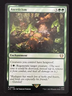 1x MTG Asceticism - Commander: The Lord of the Rings (LTC) #233 - Magic - Image 1